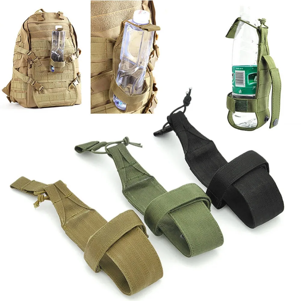 Porte-pochette Radio Et Porte-bouteille D’eau Réglable MOLLE – Pour Ceinture Ou Sac à Dos