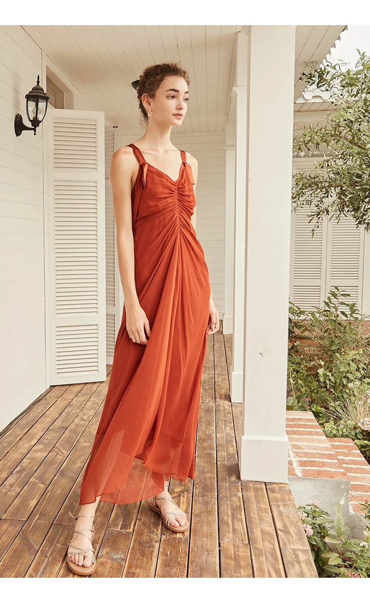 EASYSMALL Для женщин красное платье модные праздничные Семейные комплекты high-end Vestidos вечерние эксклюзивная уличная Высокая Талия Длинные платья