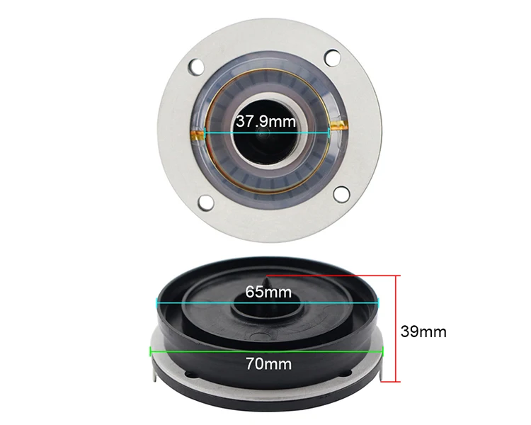 1PC 38 core Super Tweeter Voice Coil Pure Aluminum Coil For BMS 4538-8 (OEM) 4540-8 Speaker Repairs Imported Sound film assembly