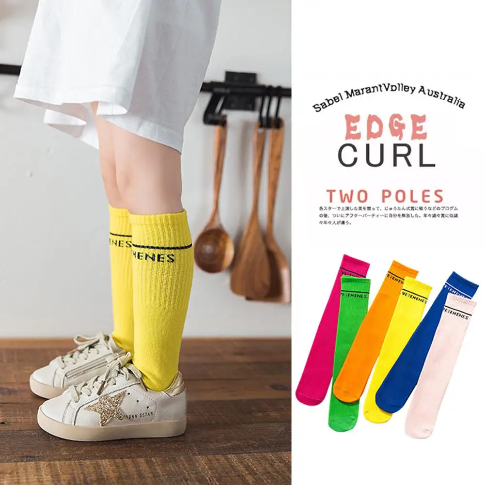 DSstyles/1 пара, подходит для детей 3-8 лет, хлопок, для мальчиков и девочек, милый, простой, чистый цвет