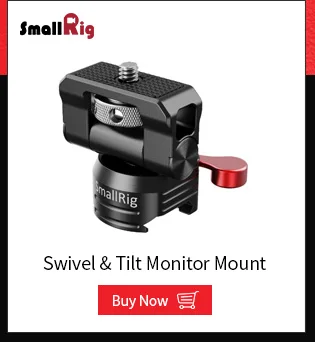 SmallRig DSLR штатив для камеры Shot направленный микрофон держатель(ARRI локальный винт) для Vlogging вмещает микрофон диаметром 19-25 мм 2368
