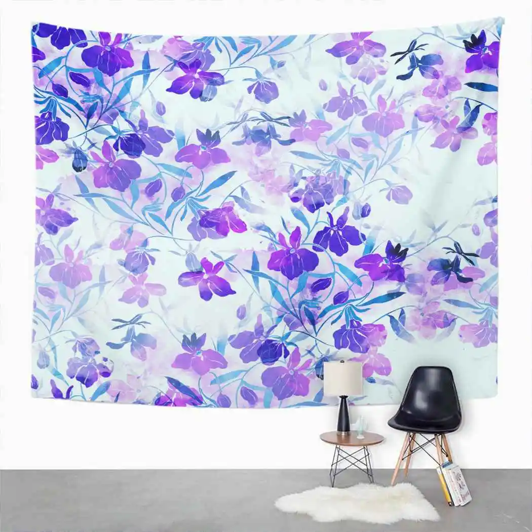 

Shabby Chic Tapestry Flower Boho Tapestry For Bedroom Room Decor Wall Hanging Wall Art Tapestry Picnic Mat Beach Towel Bed Cover