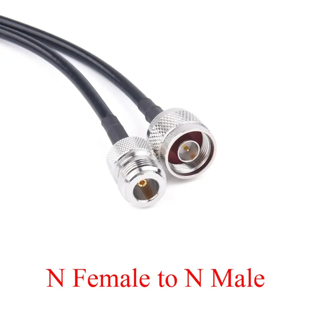 1-20M RG58/50-3 RF Coaxial Cable N Female to Male Extension Wire For Cellular Amplifier Signal Booster Antenna usb extension cable