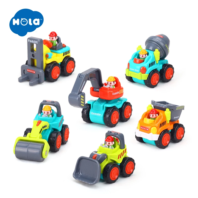 HOLA 3116C детские игрушки мини-грузовик игрушечный автомобиль имитационный экскаватор Развивающие игрушки для детей рождественские подарки