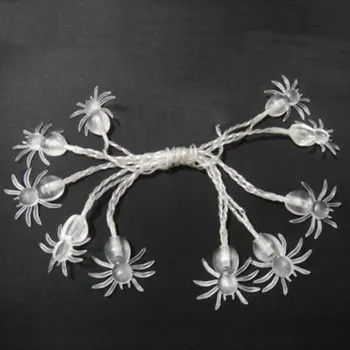 

New Hot Holiday Decoration Lights Transparent Spider String Lights Halloween String Lights Ghost Festival LED String Lights