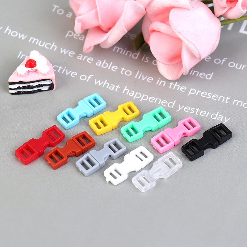 10 Pcs 4mm Mini Doll Clothes Belt Buckles for DIY Doll Backpack Button Bracelet Strap doll accessories doll clothes accessories