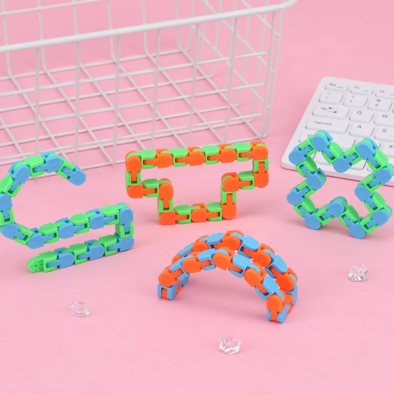 Wacky Tracks Fidget Chain Anti Stress Toy Stress Relief Kid Autism Sensory Toys 