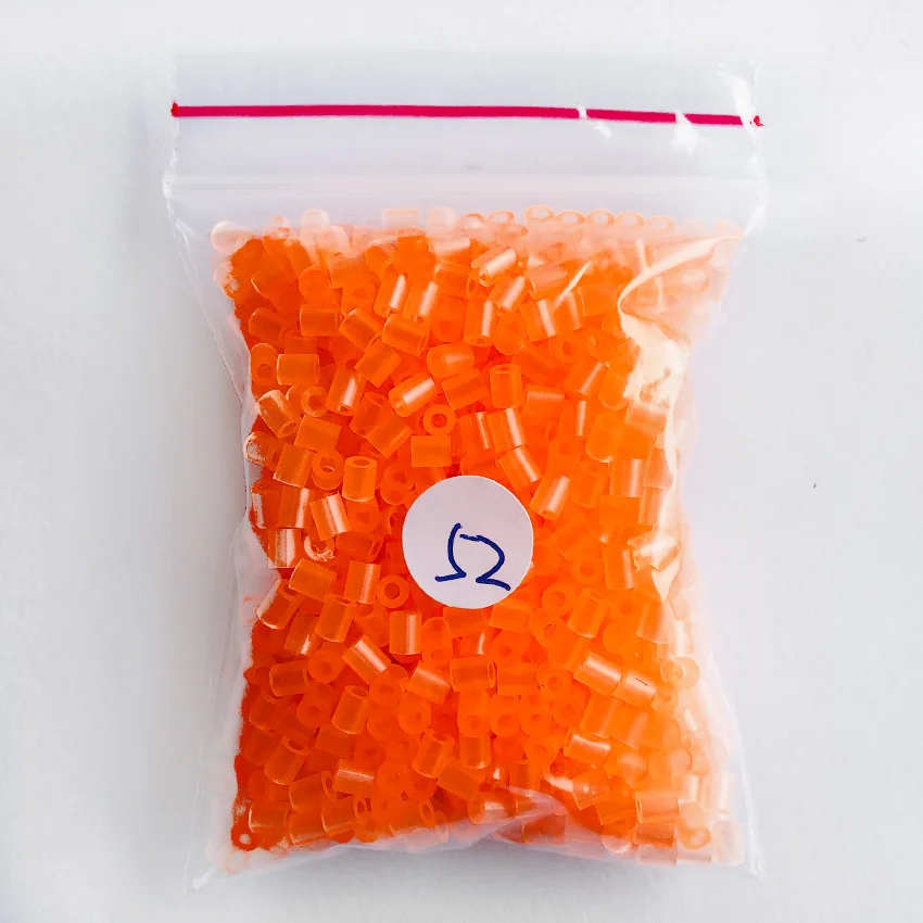DOLLRYGA 1000 шт./пакет 2,6 мм бисер мини-Хама дети оранжевый perler игрушки доступны гарантия качества diy игрушка активность предохранитель бусины