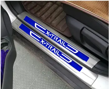 

Stainless Steel Door Sill Scuff Plate for 2014-2018 Nissan X-Trail X Trail XTrail T32 Welcome Pedal Trim Car Styling Accessories