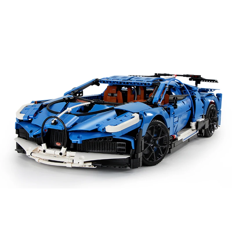 Набор строительных блоков MOC Creator Technic набор синих спортивных гоночных