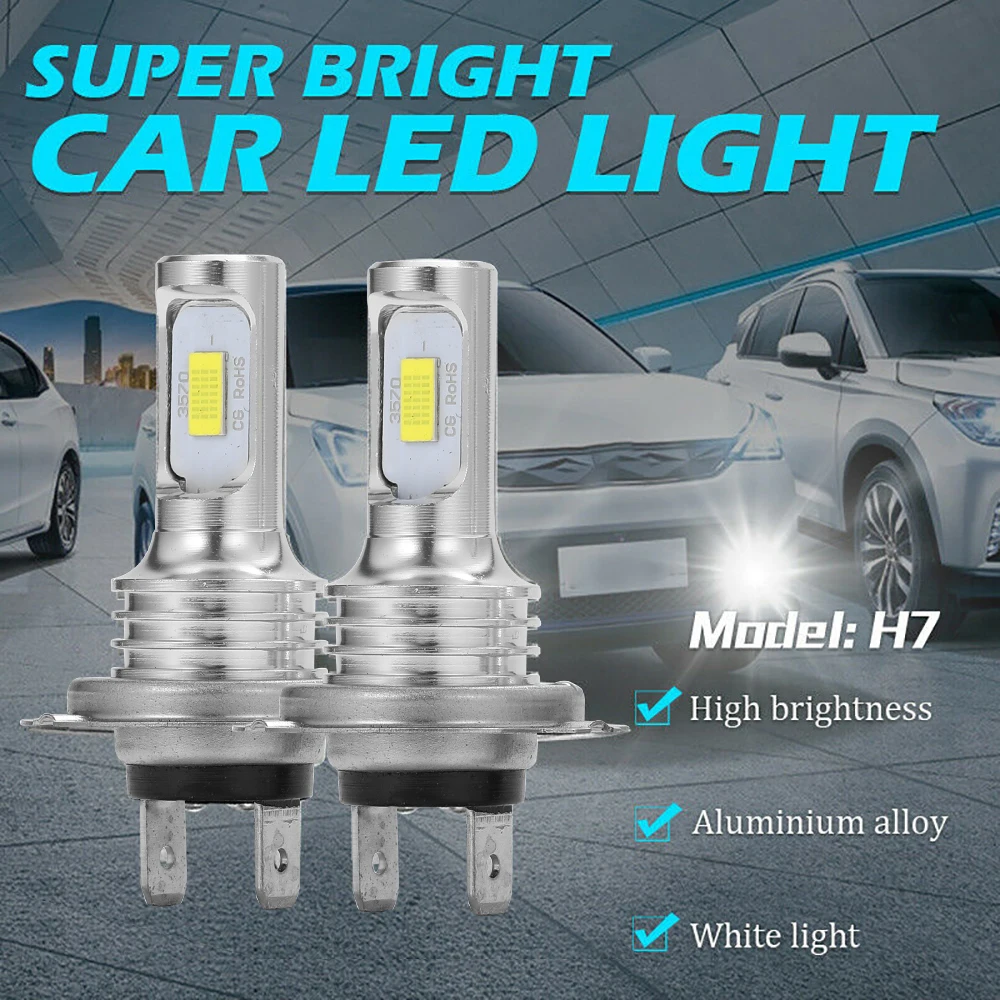 Turbo LED Canbus h7 H4 H11 HB3 9005 HB4 9006 Car headlight Bulb Auto Motorcycle Fog Lamp 12000LM High Power Cold White led car lights led lights led bulbs led headlights led car headlights car headlamps hid headlight bulbs