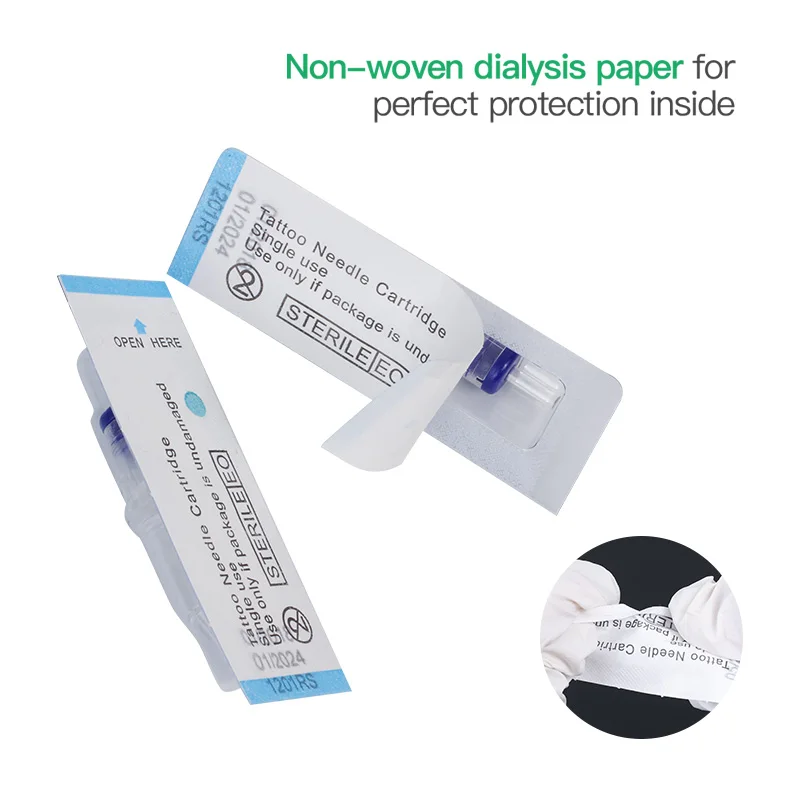 Коробка 20 шт одноразовые стерильные татуировки картридж иглы для роторная ручка