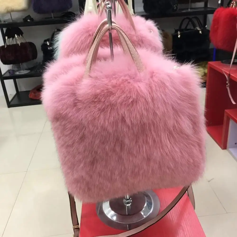 Сумка из натурального Лисьего меха/сумки из лисьего меха
