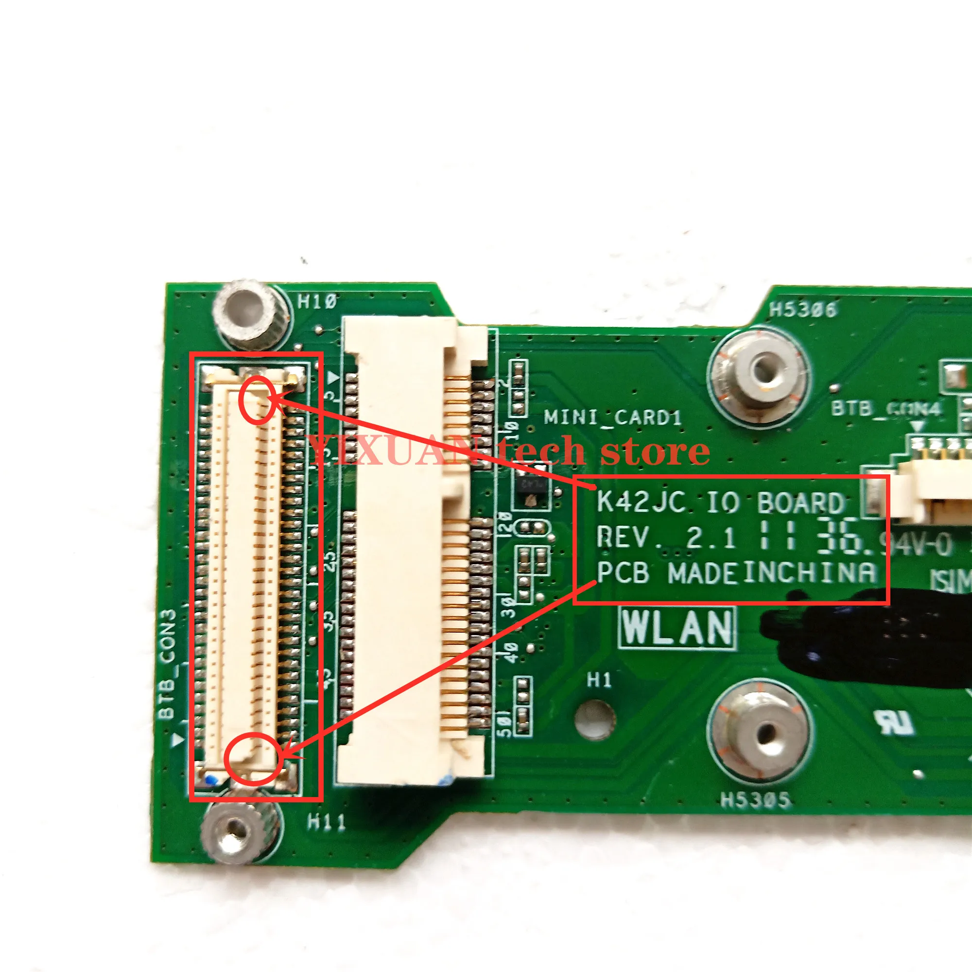 Абсолютно K42Jr REV: 2,1 ввода/вывода плата для ASUS K42J X42J A42J A40J K42JC K42JR K42JZ K42JY K42JV X42D K42D K42F мощность USB доска