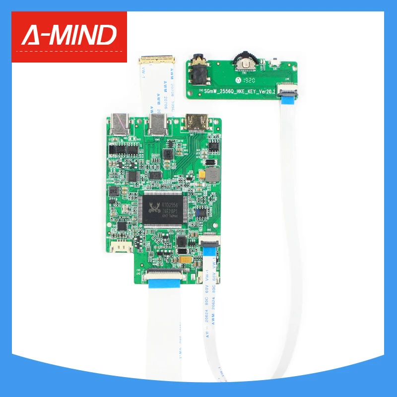 

Fit For 30Pin eDP B156HAN01.2 N116HSE-EA1 N173HCE-E31 N133HSE-EB1 B173HTN01.11920X1080 LCD Screen HD MI Type C Controller Board