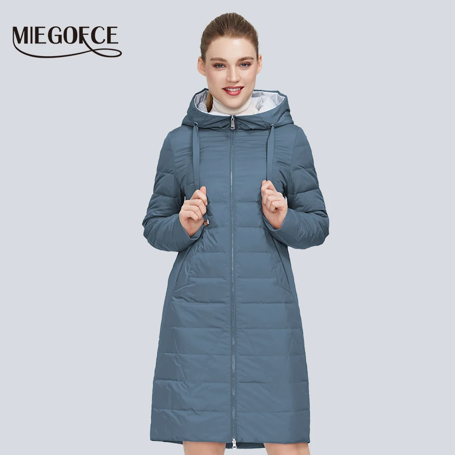 MIEGOFCE 2020 Весенняя осенняя куртка женское пальто ветрозащитный теплый парка