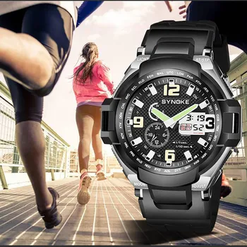 

Fashion Digital Electronic Watch Sports Fashion Multi Function LED Watch Two Time Creative Watch спортивные часы relogio digital