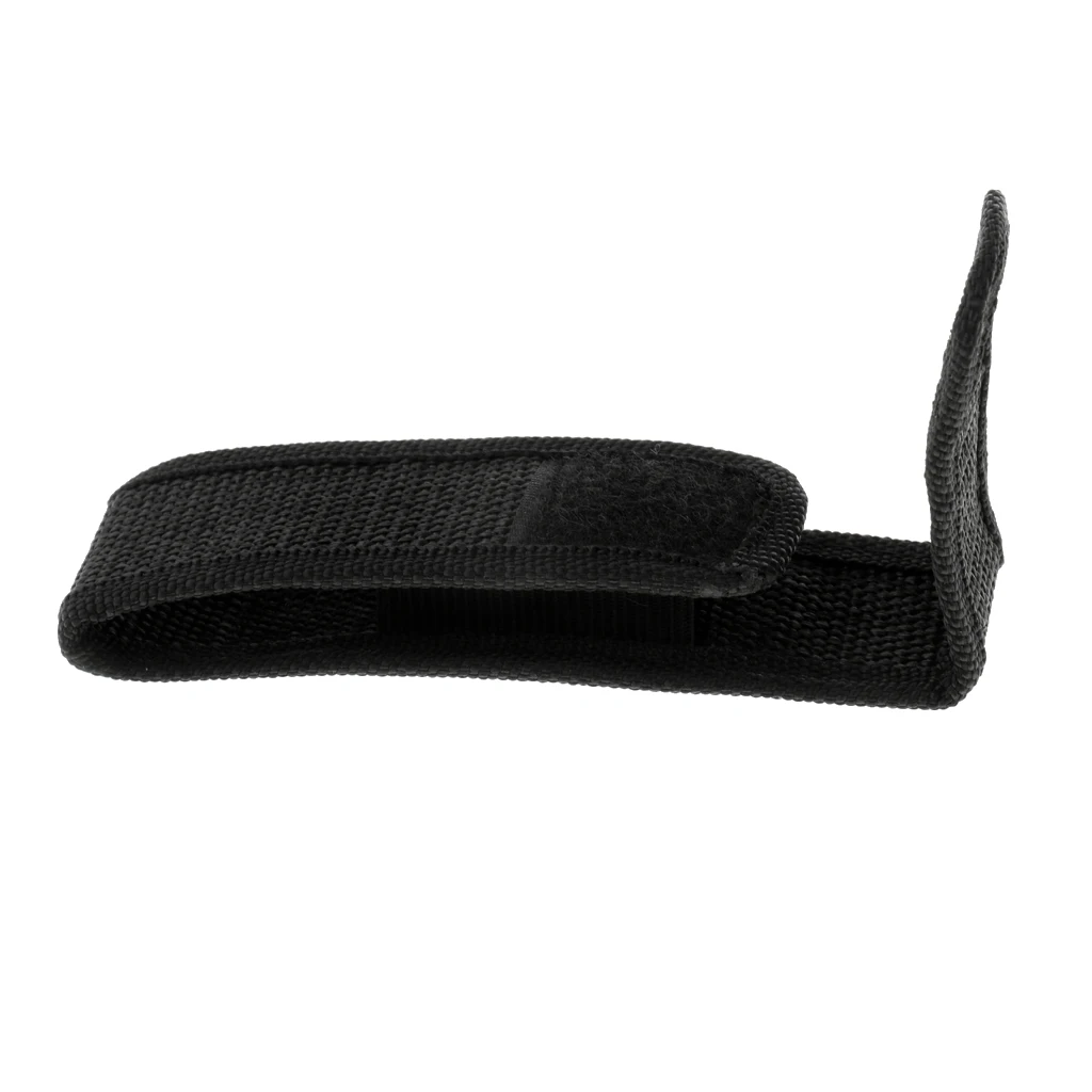 Nylon Flashlight Torch Holster Holder Case Pouch Cover Bag with Belt Loop