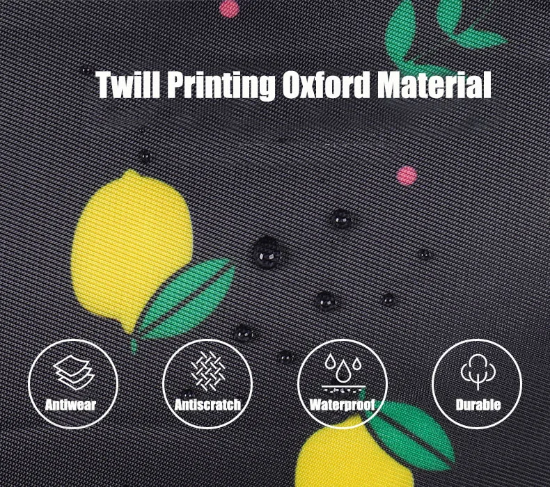 Модная печать Twill Оксфорд Пикник Ланч Tote плечо складная алюминиевая пленка теплоизолированная сумка-холодильник