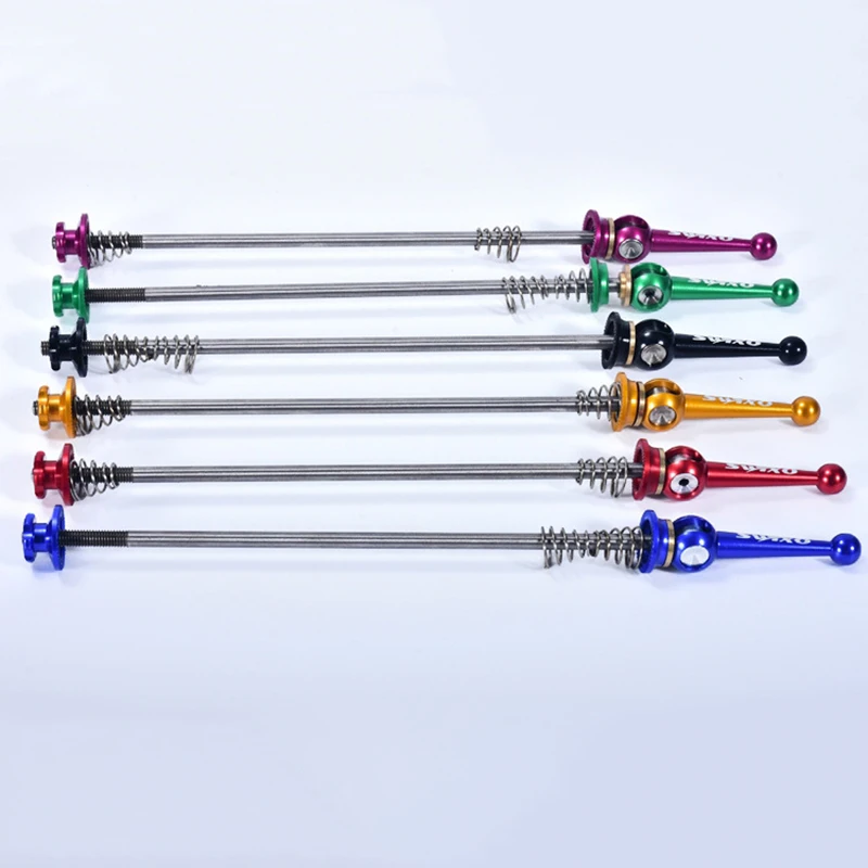1 Pair Mountain Bike Road Bicycle Titanium Alloy Quick Release Skewers Levers anti-mechanical fatigue bicycle accessories parts
