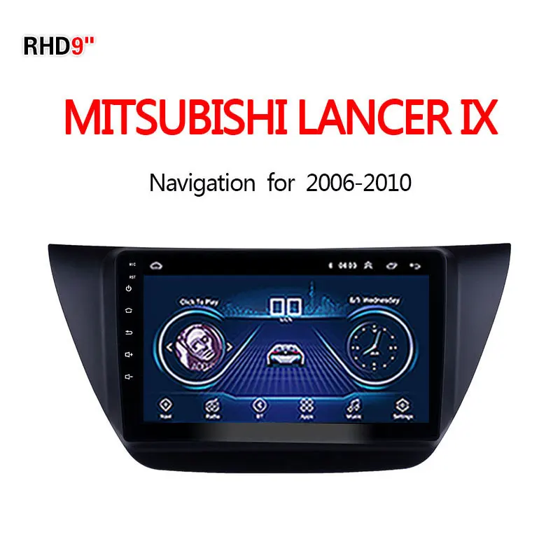 Lionet gps навигация для автомобиля Mitsubishi Lancer IX 2006-2010 9 дюймов RM2012X | Автомобили и