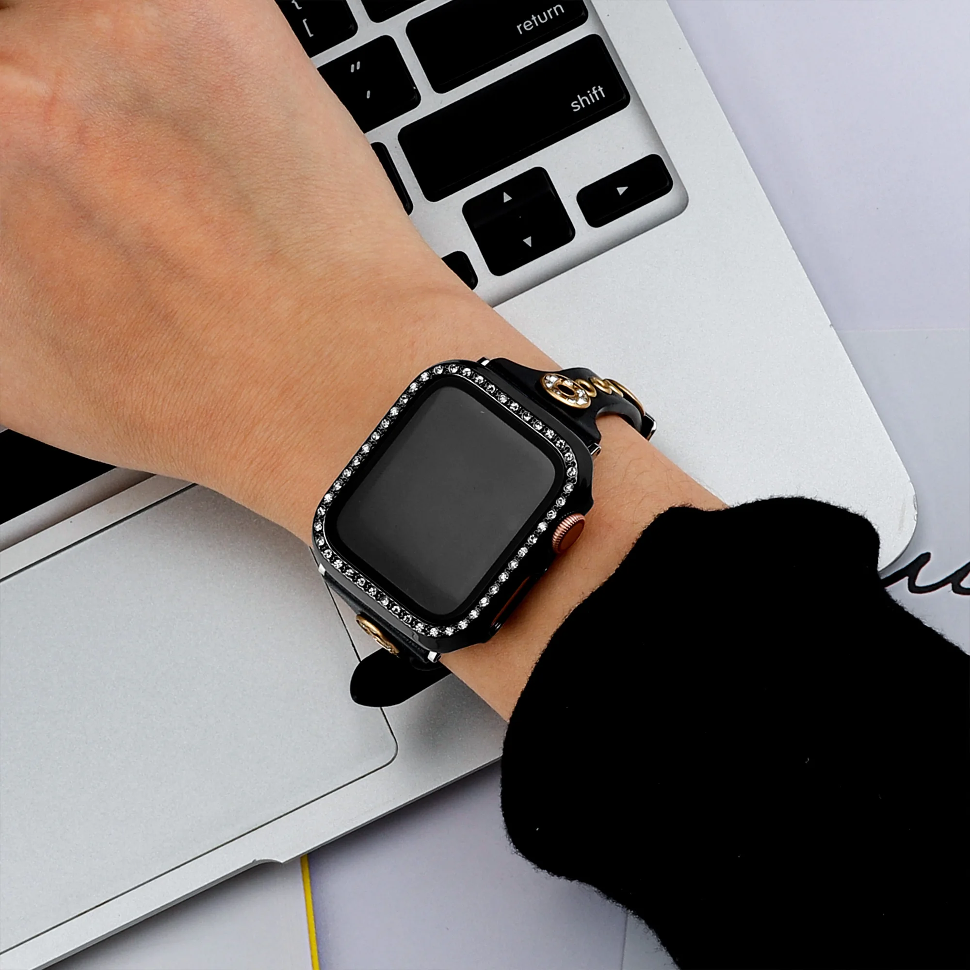 Wearlizer- ġ ø 6 5 4 3 2 1  ð Ŀ, iWatch PC ̾Ƹ ۿ ȭ ȣ ̽, 38mm 40mm 42mm 44mm