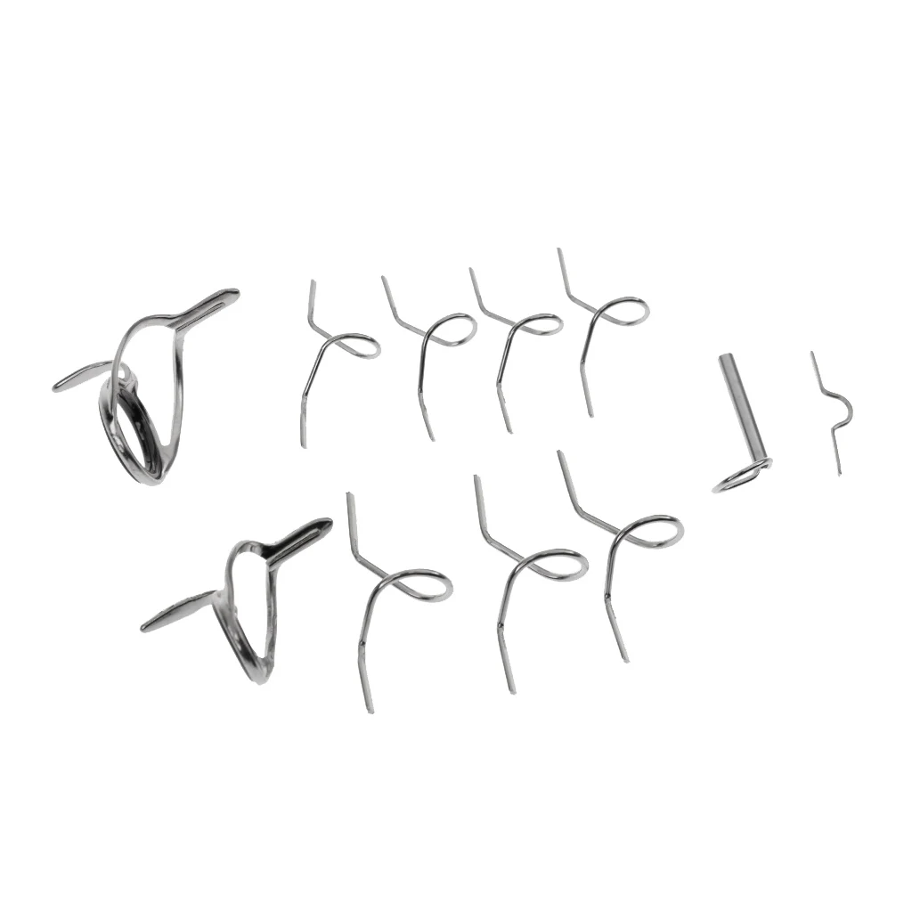 Fly Rod Guide Set Fly Fishing Rod Guide Tip Repair Kit Rings Fishing Accessories