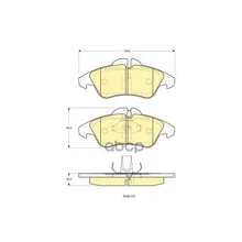 Колодки Тормозные Mercedes Sprinter(901-904) 9506/Volkswagen Lt 28-46 Передние Girling 6112202 Girling арт. 6112202