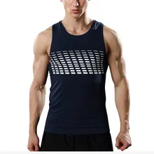 Мужской спортивный жилет, Летний Тонкий эластичный облегающий тренировочный топ, жилет для бега, фитнеса, без рукавов, быстросохнущая футболка