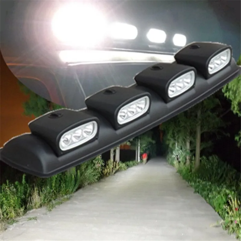Roof Top Light for 4x4 SUV Jeep CRV Rectangle Lamps Black Bar White Lens (88cm)