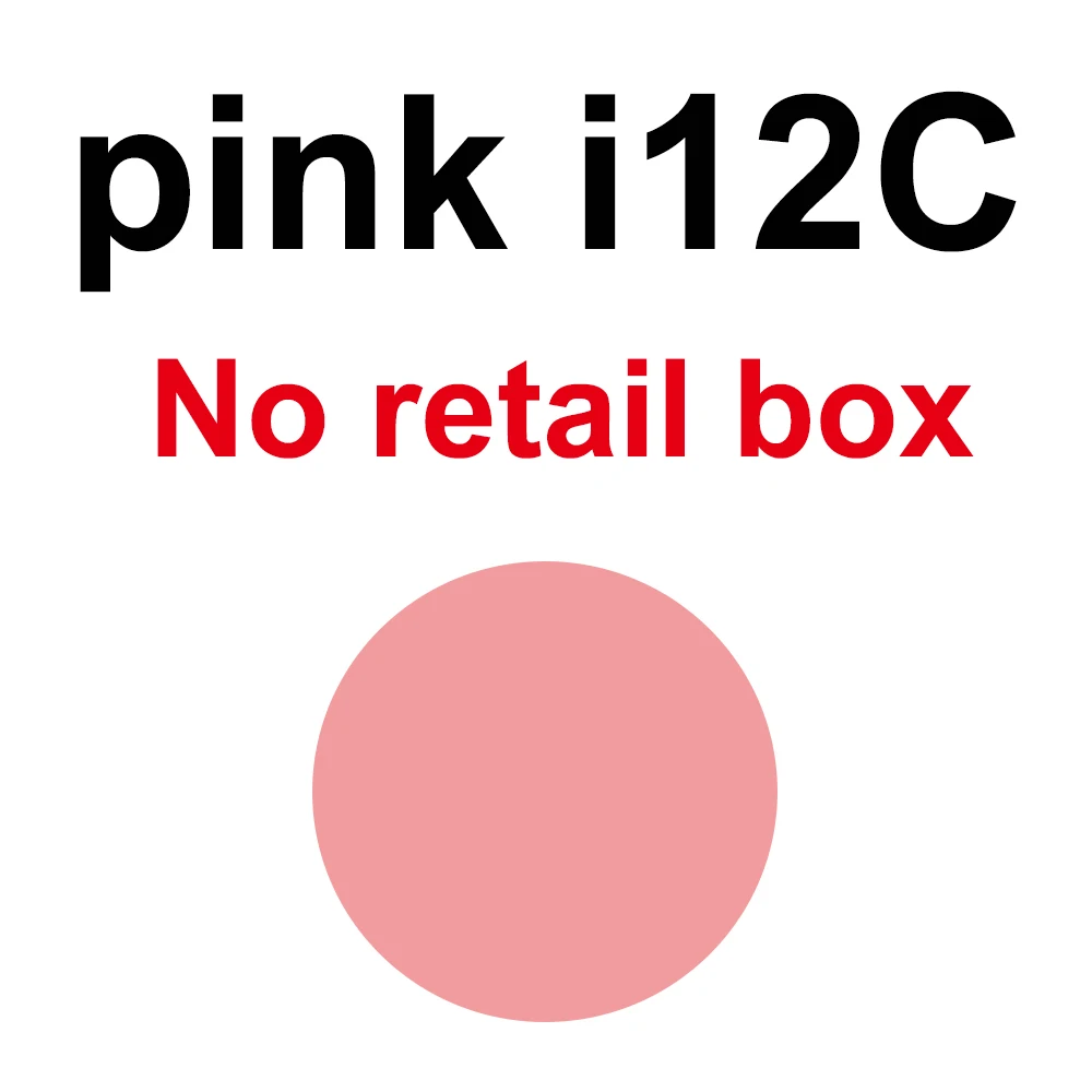 Матовый i12 TWS для дропшиппинг - Цвет: i12C pink no box