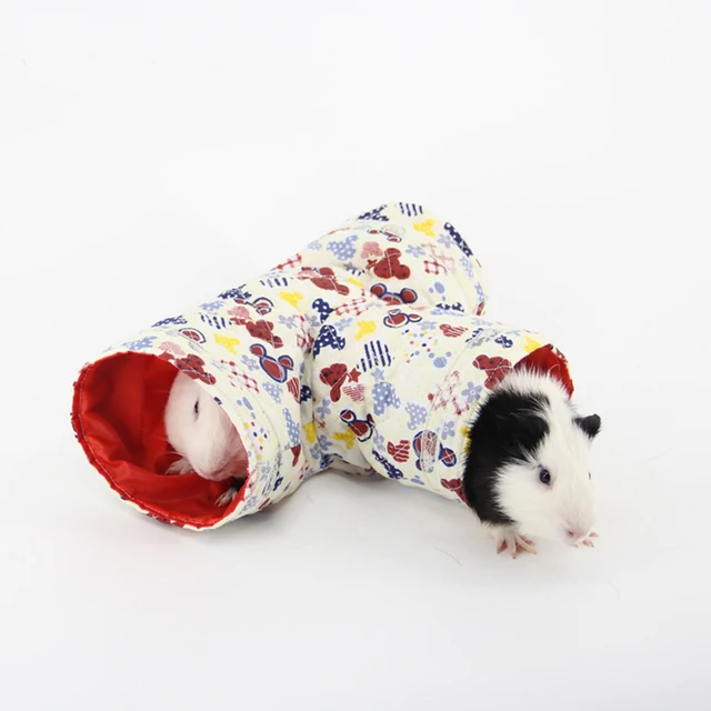 Mini Hamster Guinea Pig Tunnel Toy Pet Cages Hedgehog Tube Chinchilla House Cave Small Animals Pet Products Rat Mouse Funny Toy