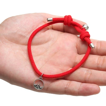 

2 Pcs/set Zinc Alloy Magnetic Clasp Couple Attraction Hand Rope Men And Women Creative Jewelry Gift Stainless Steel Accessories
