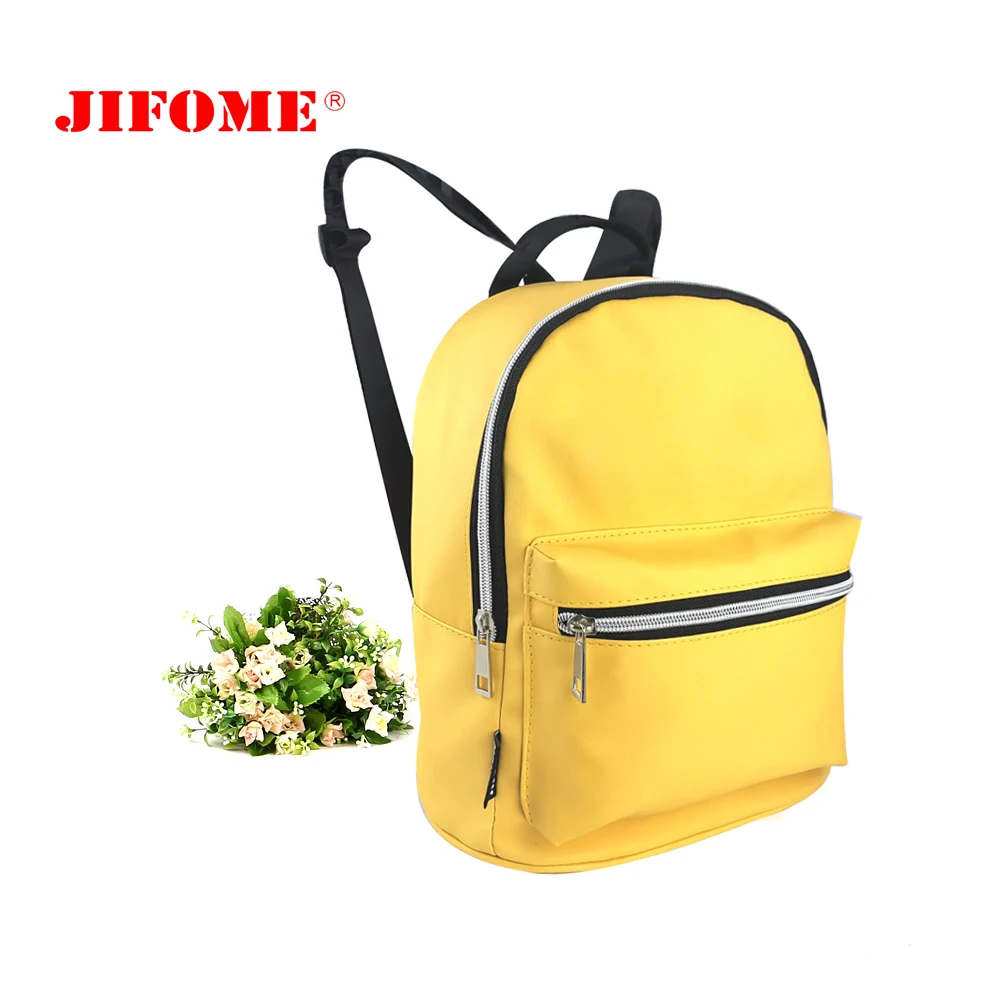 JIFOME-Bolso escolar de piel sintética impermeable para mujer, Mochila de 10,5 pulgadas para adolescentes, Mini bolso de moda, monedero bonito