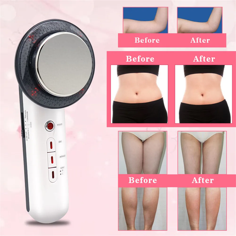 Cellulite Massager Face Lifting Anti Ultrasonido Bajar De Peso Maigrir Afslanken Fat Slimming Machine Cavitation EMS Massageador