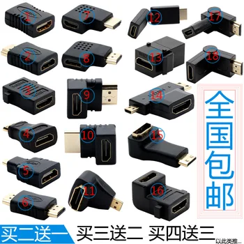 

Standard HDMI Adapter Mini 90 Degree Conversion Micro Micro HDMI to Mini High Definition Multimedia Cable
