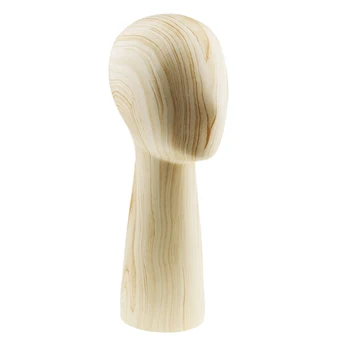 

Retro Mannequin Manikin Head Model Hair Wigs Cap Hat Display Holder Stand for Shop Salon Home - 45x13 cm