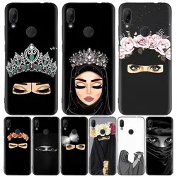 Для девочек-мусульманок черная крышка чехол для телефона для Xiaomi Redmi Note фотоаппаратов моментальной печати 8 7 7S 7A 6 S2 GO K20 Pro 6A mi 6X 5X A1 CC 9 8 Coque