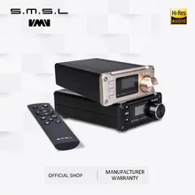 SMSL SA-50 Plus HiFi 50 Вт AUX оптический USB диск портативный усилитель мощности цифровой усилитель