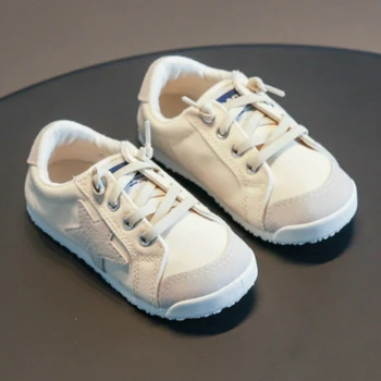 

Kids Shoes for Baby Girls Leisure Canvas Flat for Baby Boy Toddler Sneakers Trainer Anti Slippery Soft Sole for Children Shoes