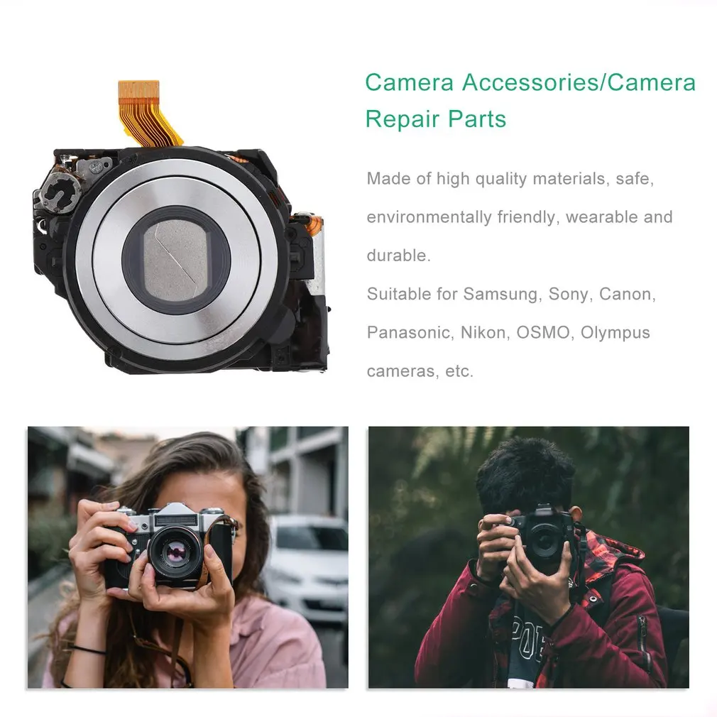 Объектив камеры Zoom для ремонта sony W320 W330 W510 W610 W530 Профессиональная модная запасная камера