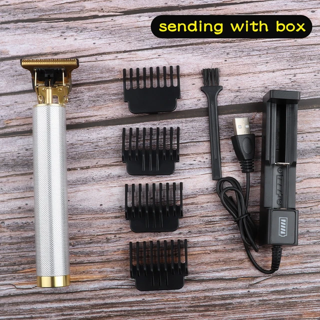 2021  Hair Cutting Machine Electric Hair Clipper Hair Trimmer For Men Rechargeable Electric Shaver Beard Barber For Men Hair Cut Sliver