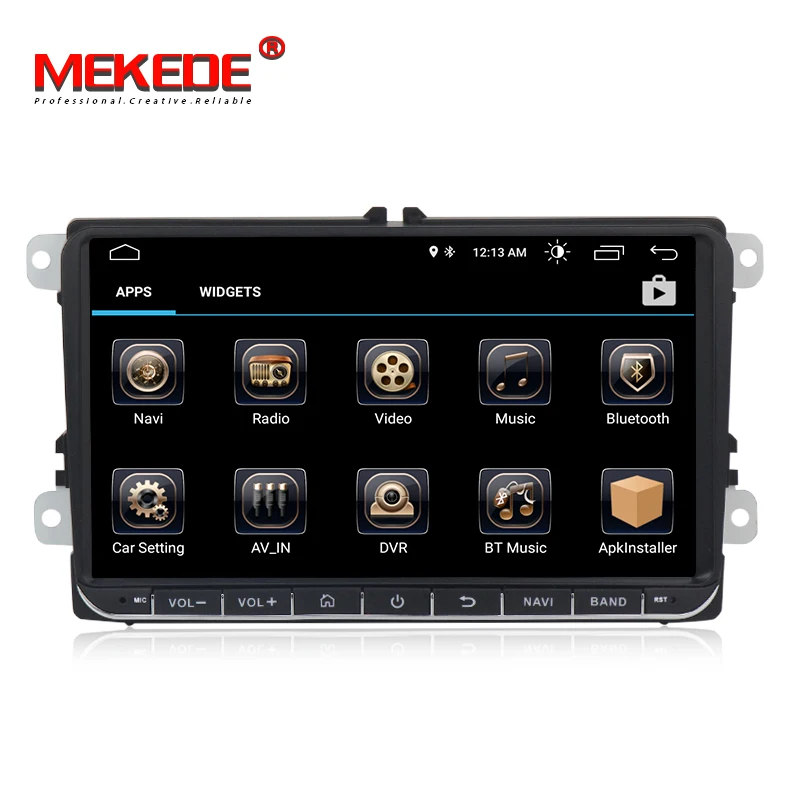 Perfect MEKEDE Germany warehouse 9 inch car dvd for POLO GOLF MK5 MK6 PASSAT B6  TOURAN TIGUAN With GPS Navigation Radio SWC BT 3