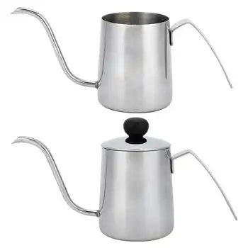 

Coffee Pot 304 Stainless Steel Coffee Pot Long Narrow Spout Gooseneck Hand Drip Kettle Home Kitchen Tool Teapot Drip