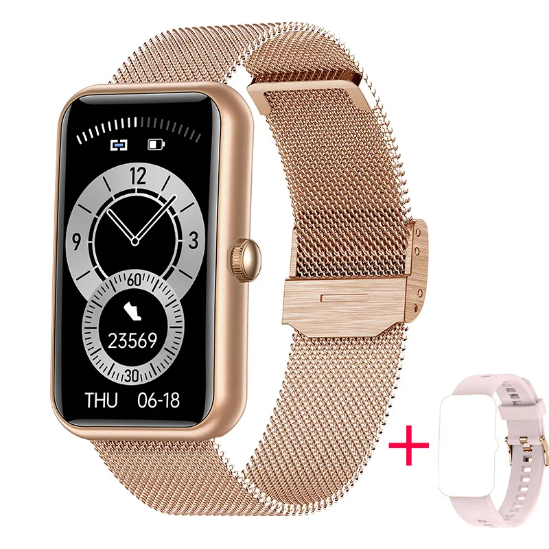 2021 Women Smart Watch For Huawei Smart Bracelet Sport Fitness Men Smartwatch Heart Rate IP68 Waterproof for Ladies Smart Band 6 