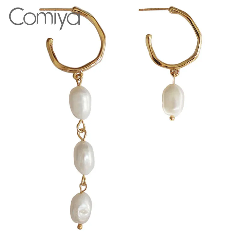 Comiya корейские серьги-капли для женщин золотой цвет Aros Brincos цинковый сплав