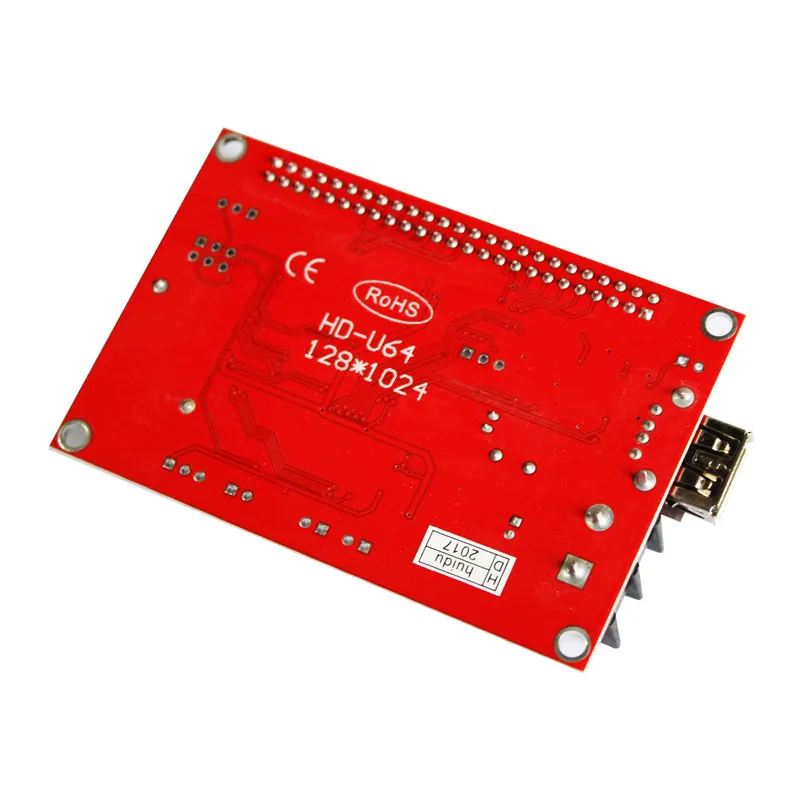 HD-U64 USB светодиодный модуль одноцветная плата управления rgb экран светодиодная контрольная карта для наружного светодиодного билборда