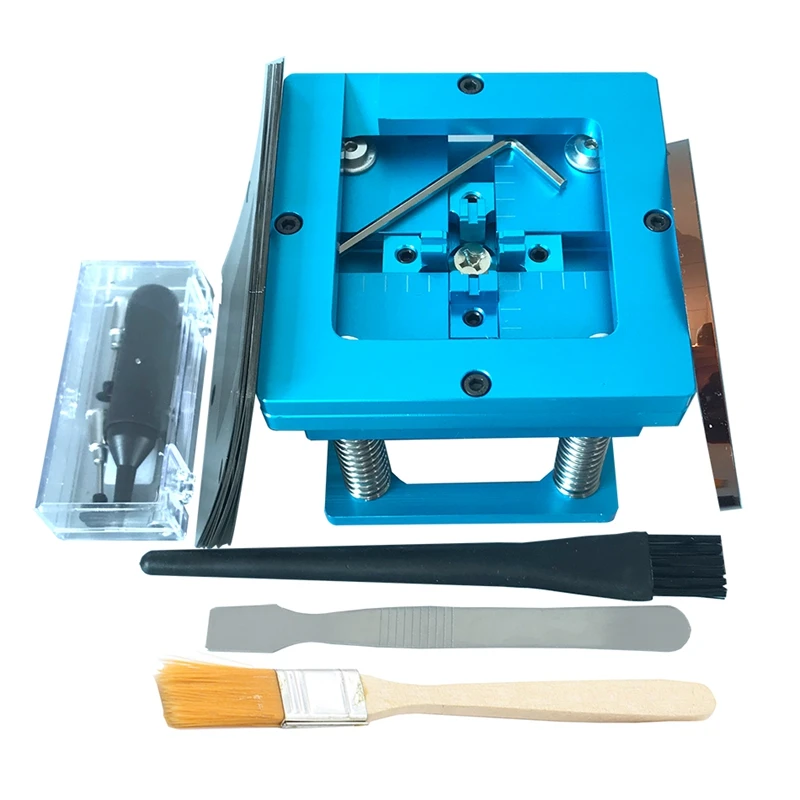 

Blue Reballing Kit 90x90mm Reballing Station with Hand Shank Gift 10/PCS Universal Stencil