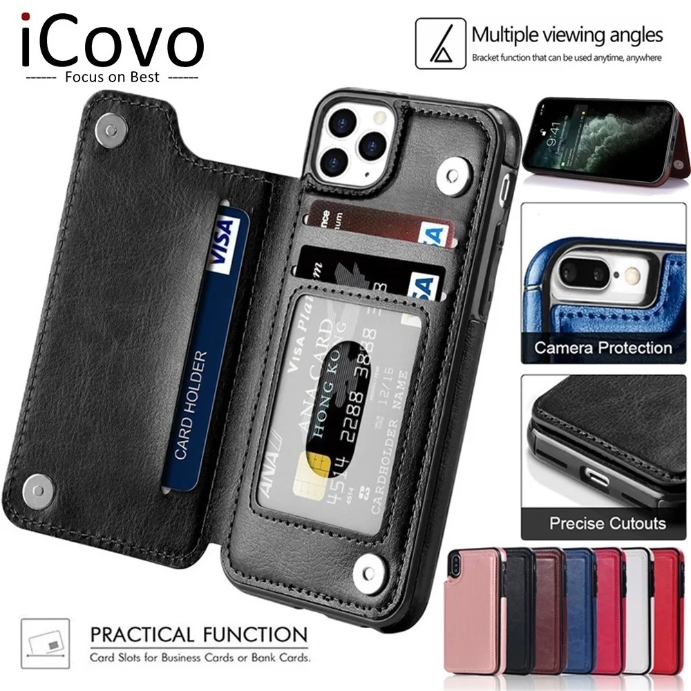 Husă portofel din piele pentru Huawei P30 P40 Pro Lite Husă cu clapetă din spate Mate 20 30 40 Pro Lite Suport sloturi pentru carduri Kickstand Shock_voghion.com