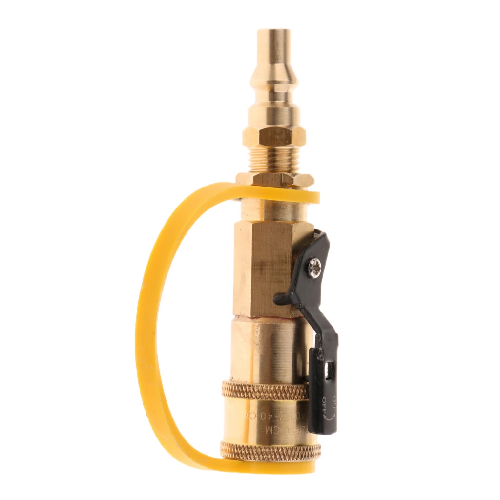 1/4'' Gas Quick Connect Adapter Fittings LP Propane Hose Quick Disconnect